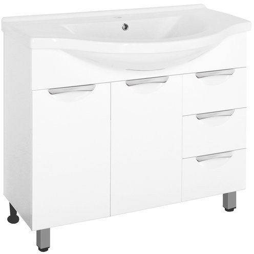 Style Line Тумба под умывальник Жасмин 100 3 ящика (для классической раковины) - фото