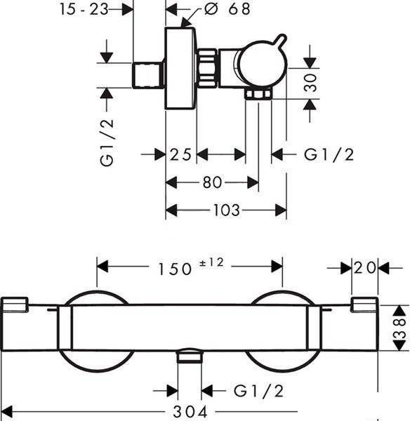 Смеситель Hansgrohe My Fox 13156000 - фото2
