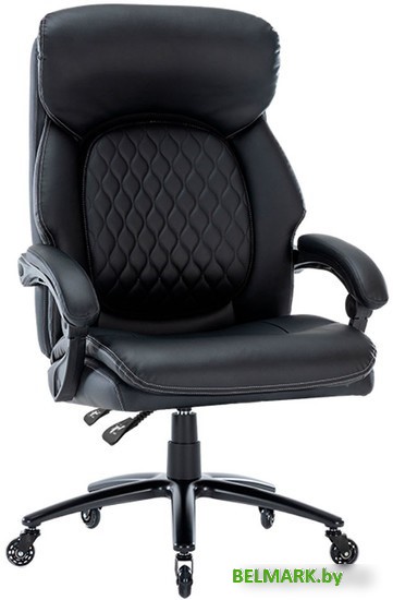 Кресло CHAIRMAN CH412 (экокожа, черный) - фото