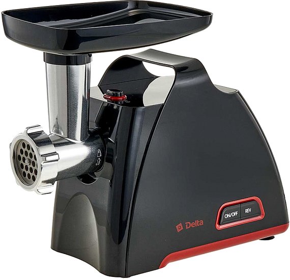 Мясорубка Delta DL-6105M (черный/красный) - фото2