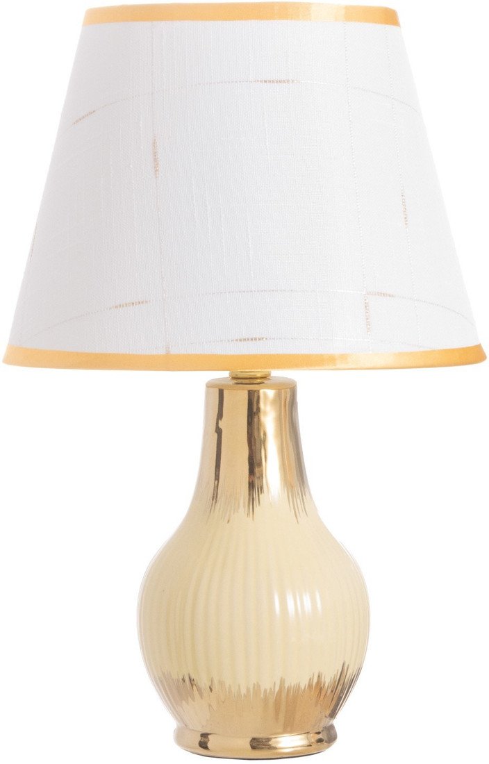 Торшер Risalux Альба 10418642 (бежевый/золото) - фото