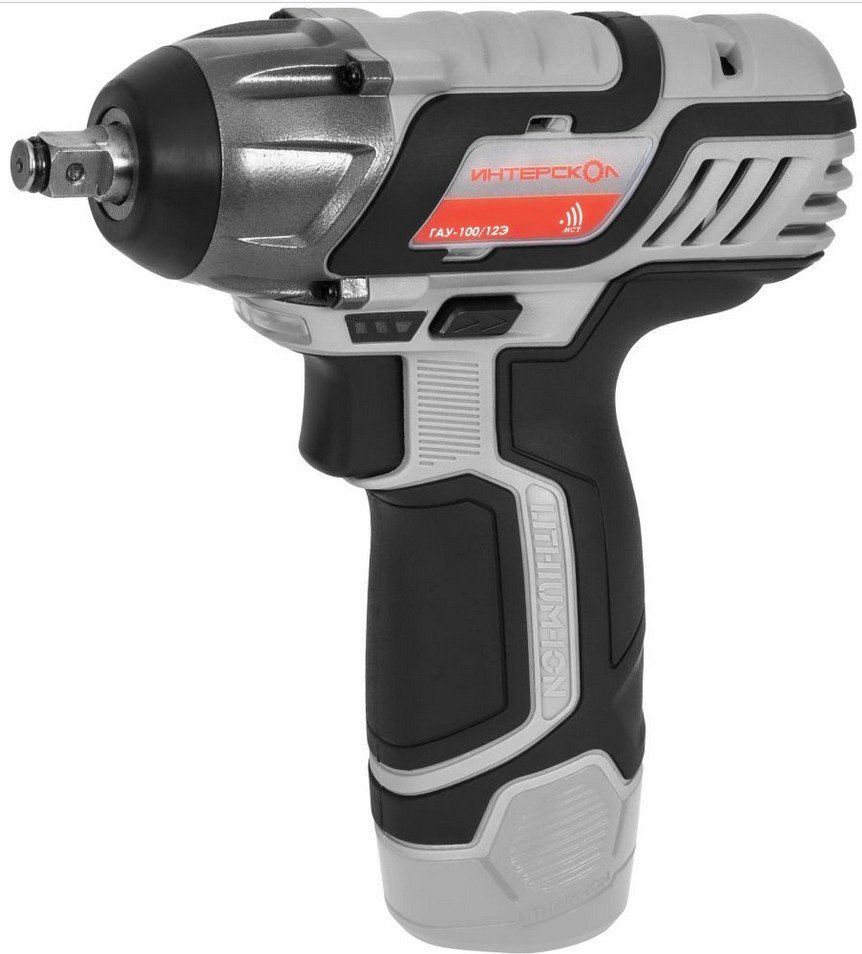 Гайковерт Интерскол ГАУ-100/12Э 807.2.2.70 (с 2-мя АКБ, кейс) - фото