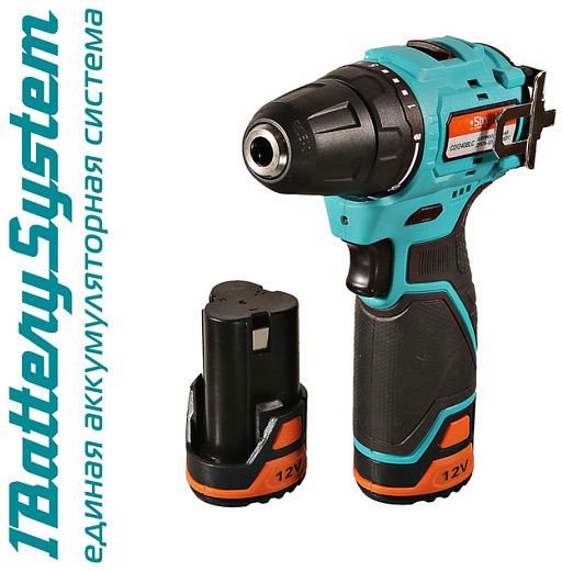 Дрель-шуруповерт Sturm CD1240BLC (с 2-мя АКБ, кейс) - фото2