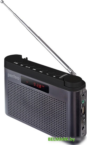 Радиоприемник Perfeo Тайга (серый) - фото2