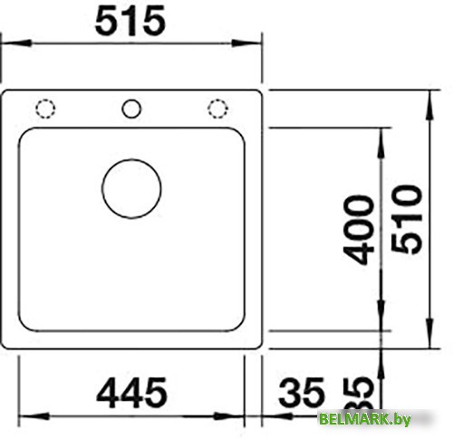 Кухонная мойка Blanco Naya 5 526582 (белый) - фото2
