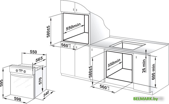Электрический духовой шкаф GEFEST 602-02 В1 - фото2