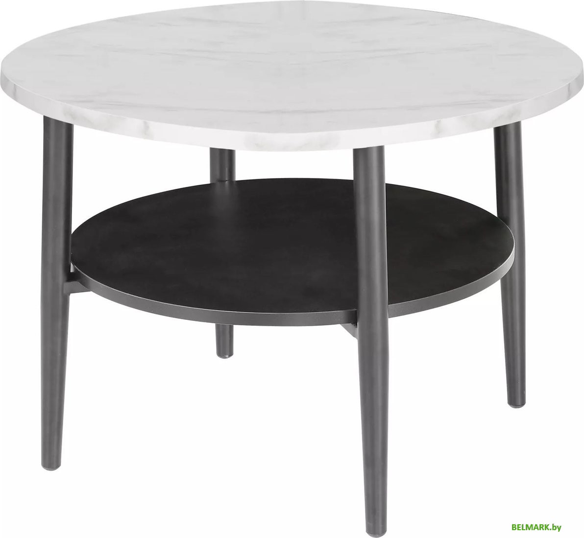 Журнальный столик Signal Ella B (мрамора/черный) - фото