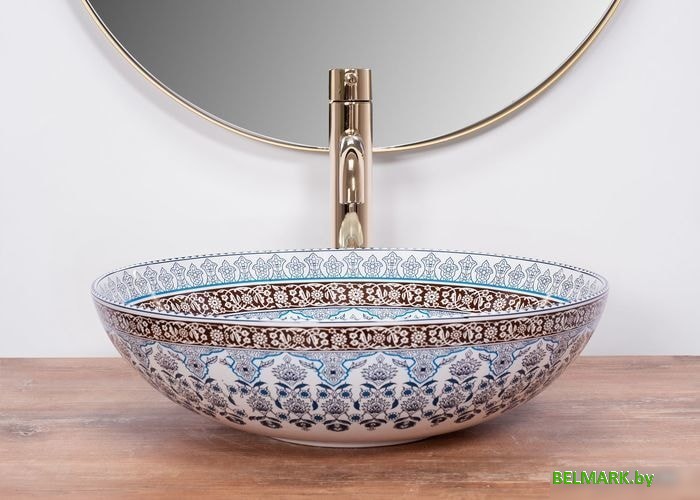 Умывальник Rea Arte (голубой) - фото2