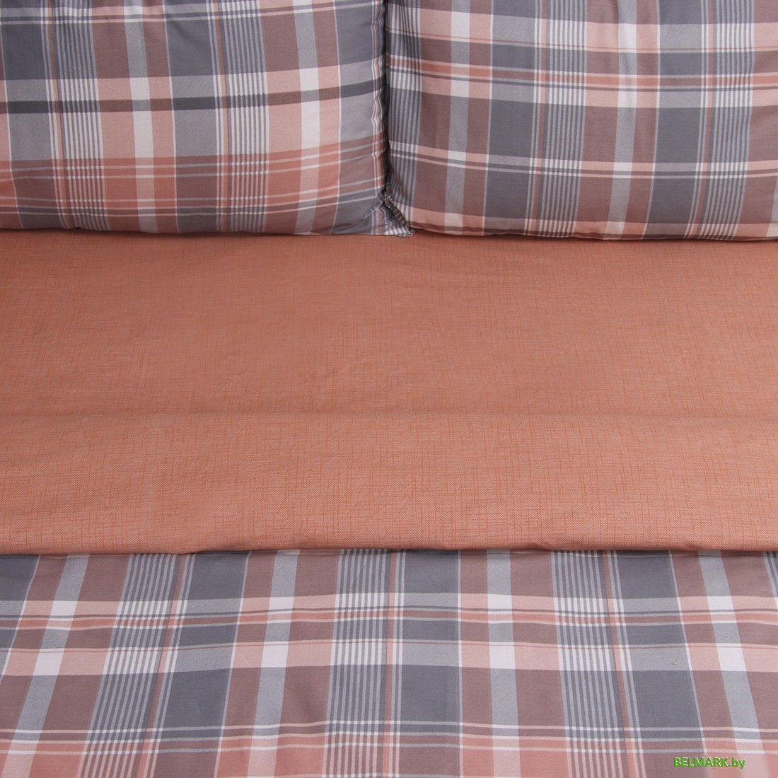 Постельное белье Love Life Клетка Евро 10416739 - фото2