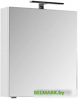 Aquanet Шкаф с зеркалом Порто 50 (белый) - фото