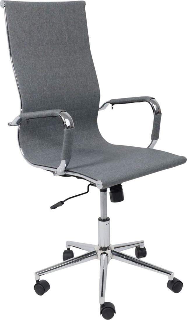Офисное кресло AksHome Evelin (ткань, серый) - фото