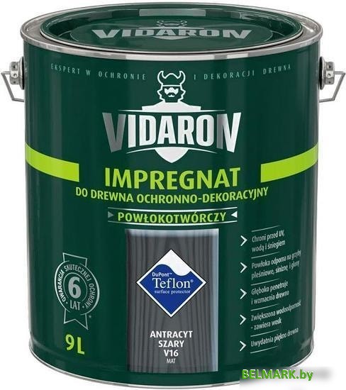 Пропитка Vidaron Impregnant V16 9 л (антрацит) - фото