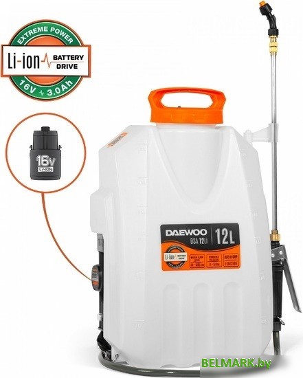 Аккумуляторный опрыскиватель Daewoo Power DSA 12Li Set - фото