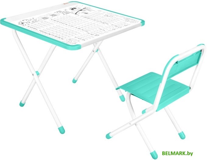 Складной стол Дэми Сова (аквамарин) - фото2