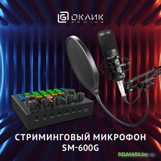 Проводной микрофон Oklick SM-600G - фото2