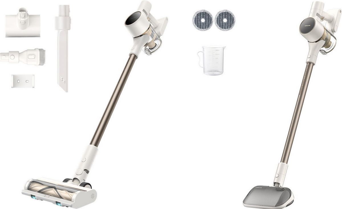 Пылесос Dreame Cordless Vacuum Cleaner R10s Aqua VZV25A (евровилка, белый) - фото