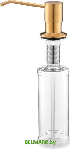 Дозатор для жидкого мыла Paulmark Rein D002-BG (золото/брашированное золото) - фото