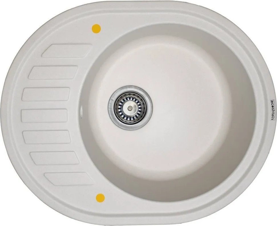 Кухонная мойка Ecoshtein Kreis OV 620 (жасмин) - фото