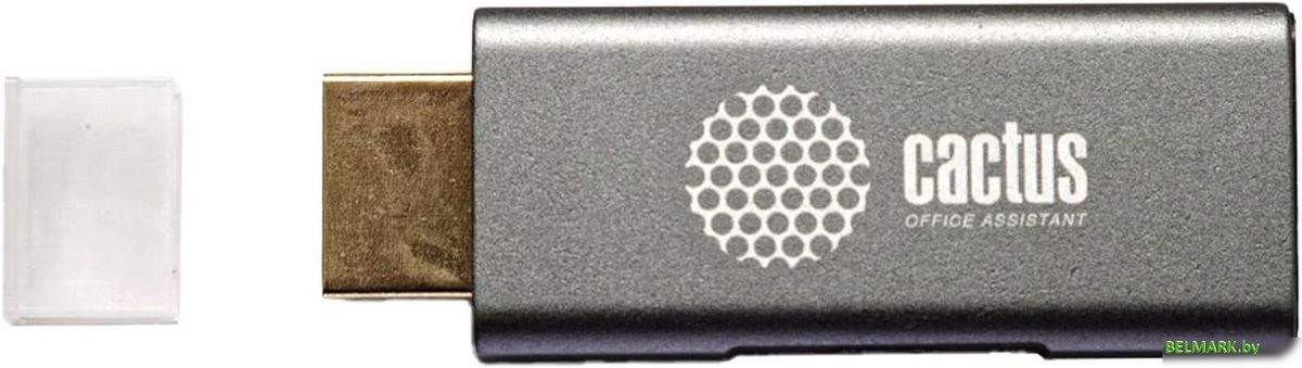 Адаптер CACTUS CS-HDMI-DP-ADR HDMI - DisplayPort (серый) - фото2