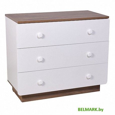 Комод Polini Kids Ameli 3000 0002760.165 (белый/дуб крафт) - фото