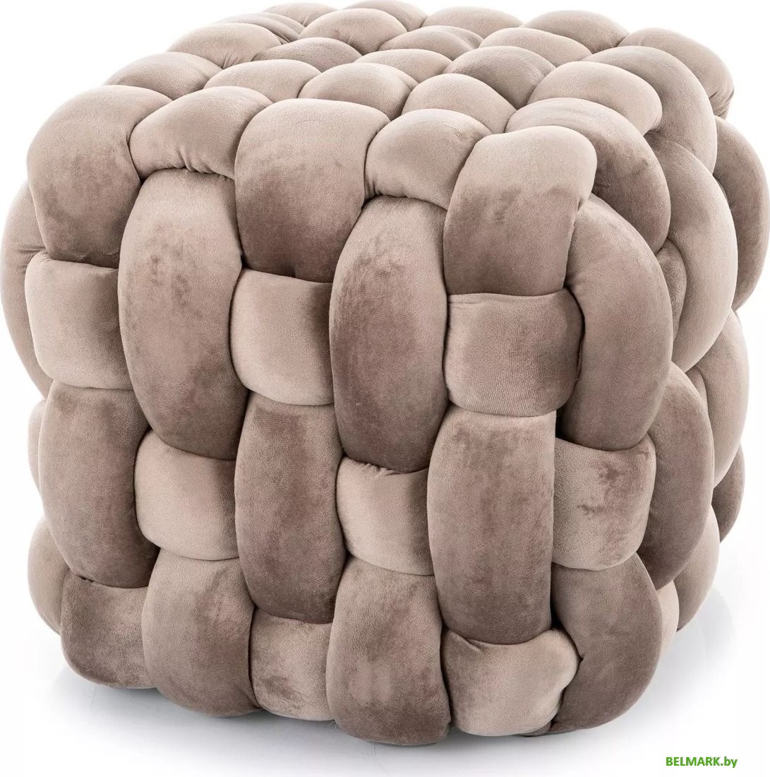 Пуфик Signal Faris Velvet (темно-бежевый) - фото