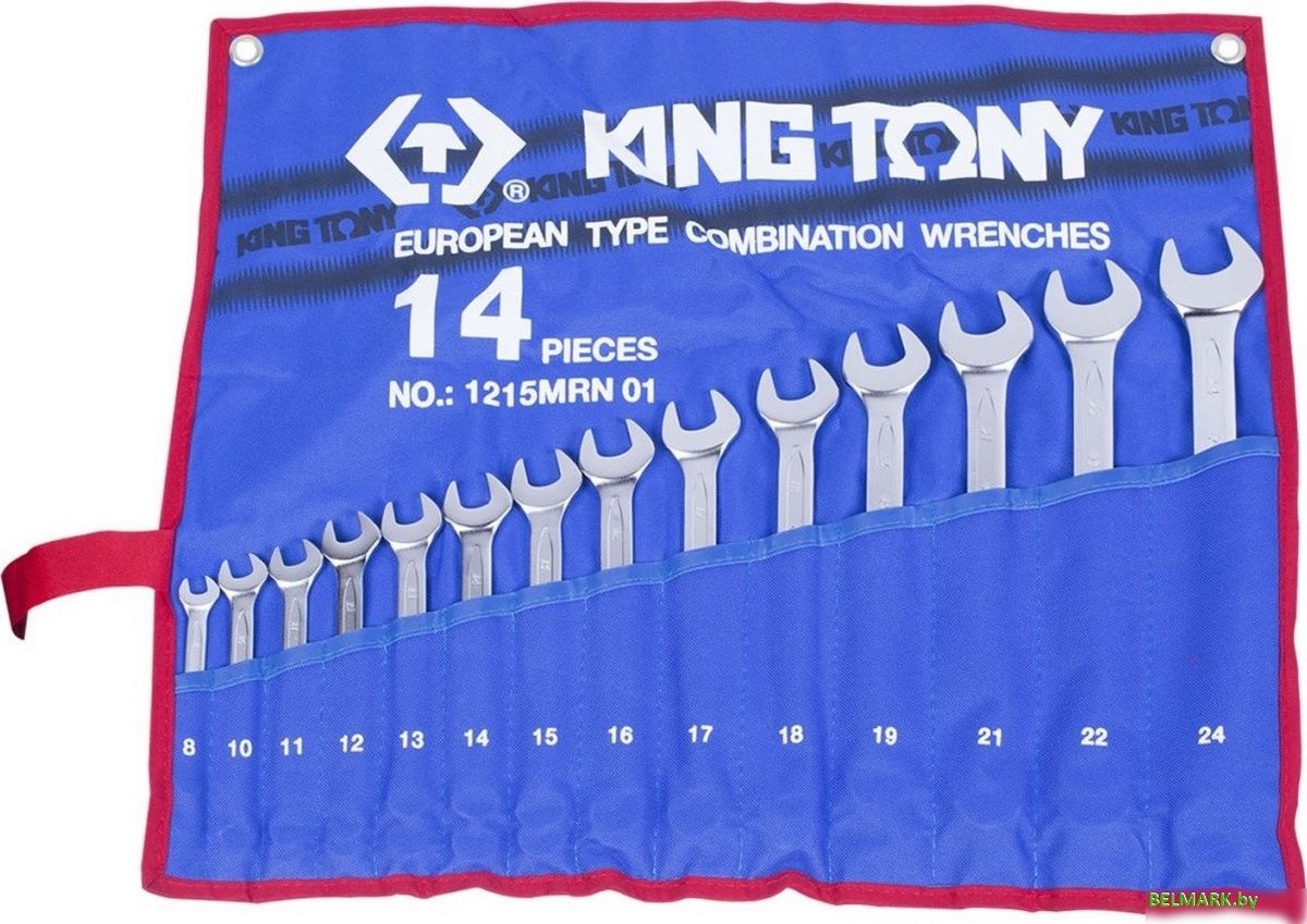 Набор ключей King Tony 1215MRN01 (14 предметов) - фото