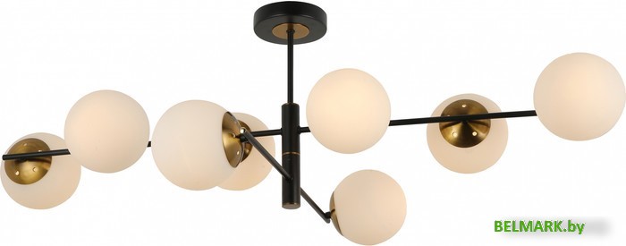 Люстра средней высоты Mirastyle MD-16115/8 BK+GDBR - фото