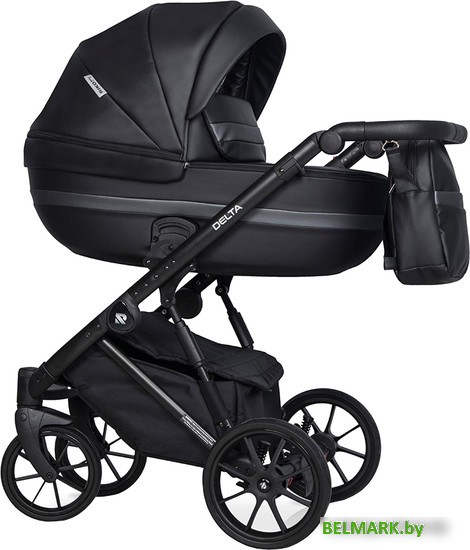 Универсальная коляска Riko Basic Delta Ecco (2 в 1, 15/black) - фото