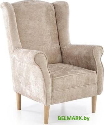 Интерьерное кресло Halmar Hermes (бежевый) - фото