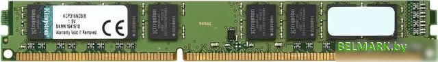 Оперативная память Kingston ValueRAM 8GB DDR3 PC3-12800 KCP316ND8/8 - фото