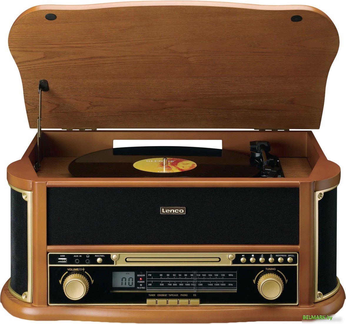 Многофункциональный аудиоцентр Lenco Classic Phono TCD-2551 - фото