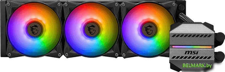 Жидкостное охлаждение для процессора MSI MAG CoreLiquid M360 (черный) - фото