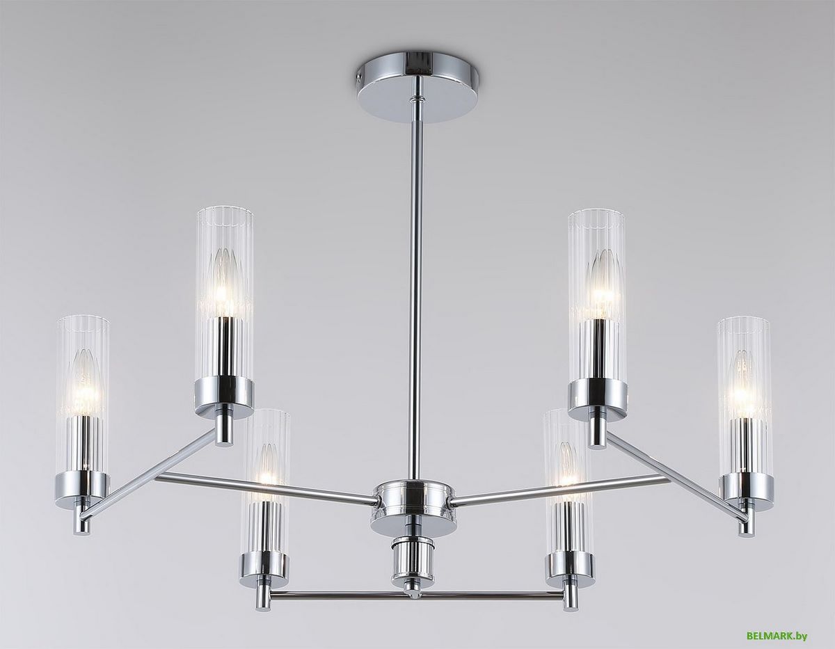 Подвесная люстра Ambrella LH55151/6 CH/CL (хром/прозрачный) - фото2