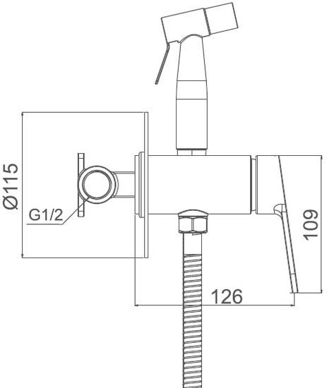 Гигиенический душ Gappo G7299-30 - фото2
