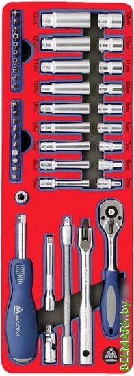 Набор головок слесарных Мастак 5-002045 - фото