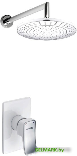 Душевая система Wasserkraft A12667 (белый/хром) - фото