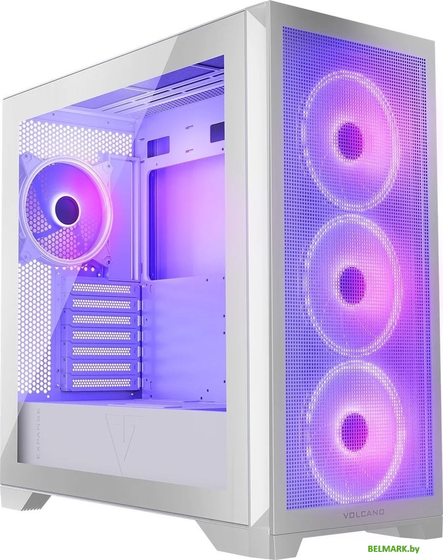 Корпус MODECOM Volcano Expanse S Apex ARGB Midi (белый) - фото2