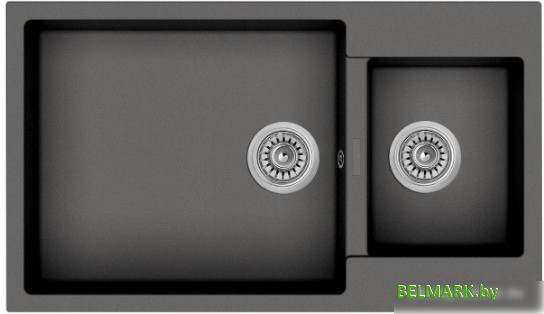 Кухонная мойка Longran Enigma ENG860.500 15 (оникс) - фото