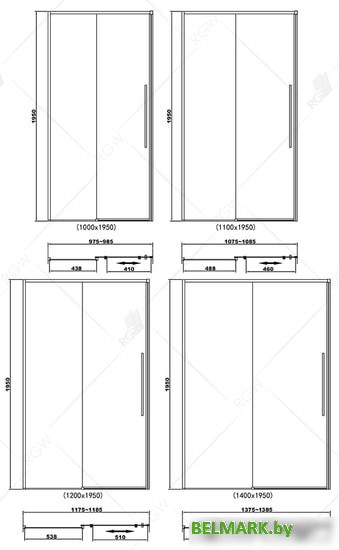 Стеклянная шторка для ванны RGW Stilvoll SV-12 32321214-11 (хром/прозраный) - фото2