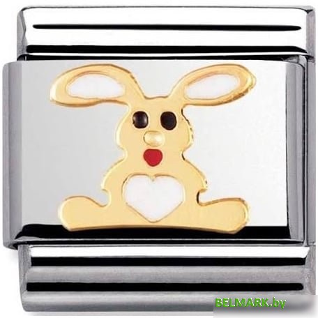 Звено для браслета NominatioN Белый кролик 030212/02 - фото