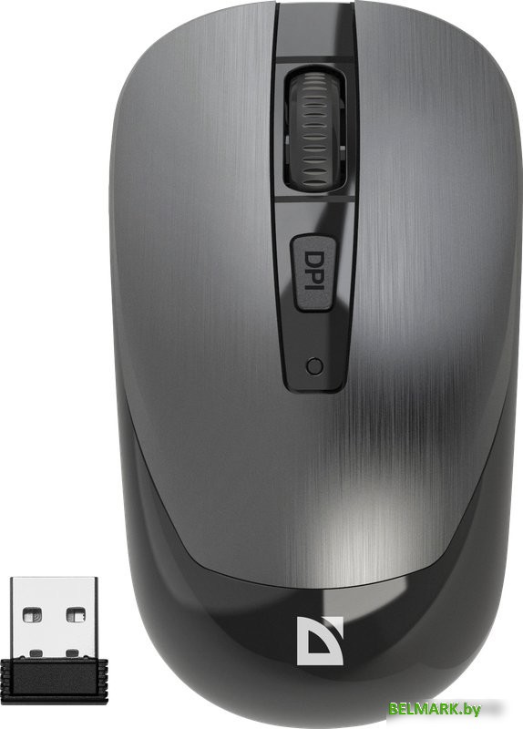 Мышь Defender Wave MM-995 (серебристый) - фото