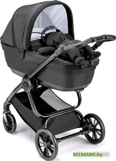 Универсальная коляска CAM Ami (2 в 1, черный/рама черный матовый) - фото