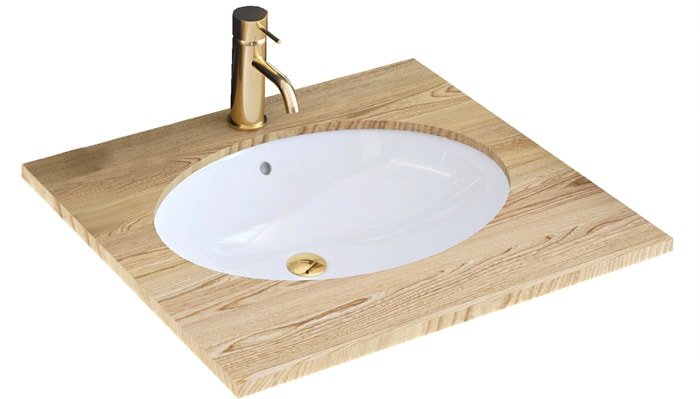 Умывальник Rea Nel (белый) - фото