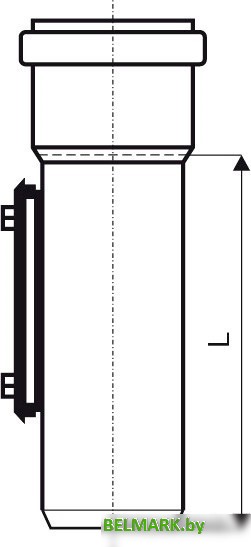 Ostendorf ревизия с прямоугольным люком KGRE 110 - фото2