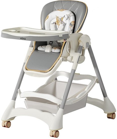 Высокий стульчик Nino Honey (серый) - фото