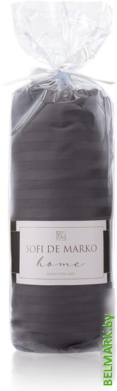 Постельное белье Sofi De MarkO Морган 160х200х30 Пр-Мг-ан-160х200х30 (антрацитовый) - фото2