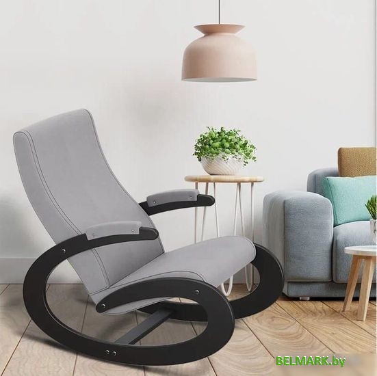Кресло-качалка Glider Экси М (венге/серый Ultra Smoke) - фото2