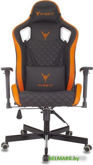 Кресло Бюрократ Outrider (черный/оранжевый) - фото2