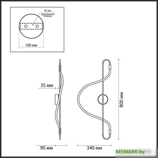 Бра Odeon Light Keys 4303/19WL - фото2
