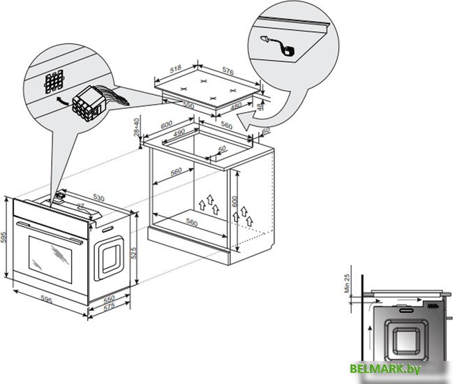 Электрический духовой шкаф Hansa BOEW681621 - фото2